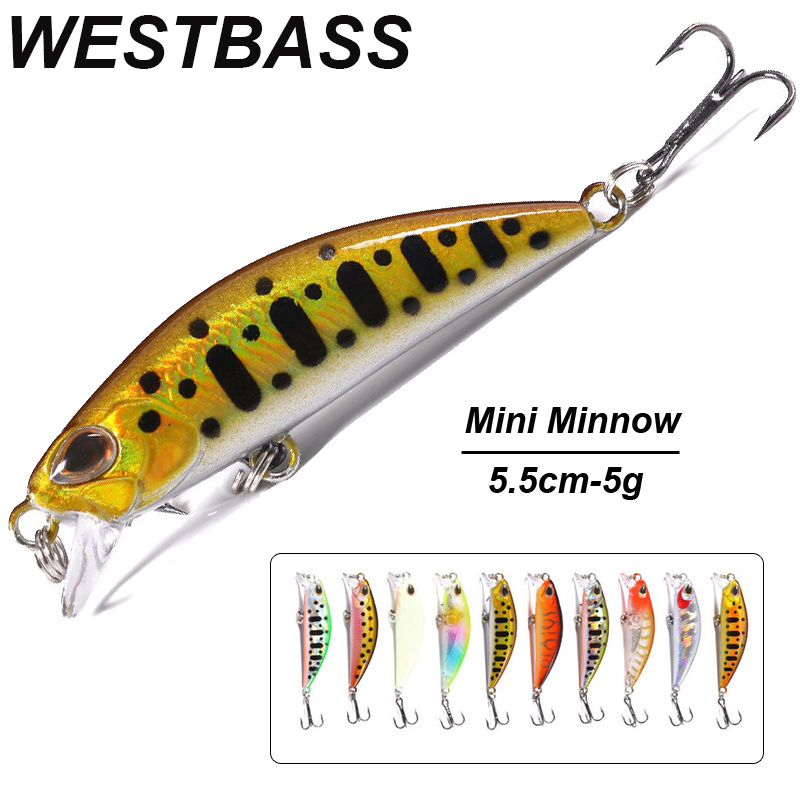 Fishing Equipment Parts - WESTBASS 1PX Micro Minnow Dụ 55Mm-5G