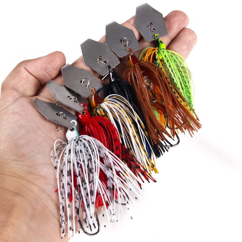 Fishing Equipment Parts - 6 Pcs/Set Chatterbait Fishing Lures Kit