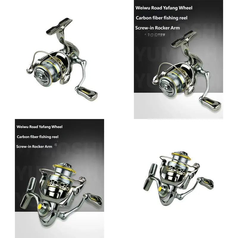 Fishing Lure - YUMOSHI Carbon Fiber Spinning Fishing Reel