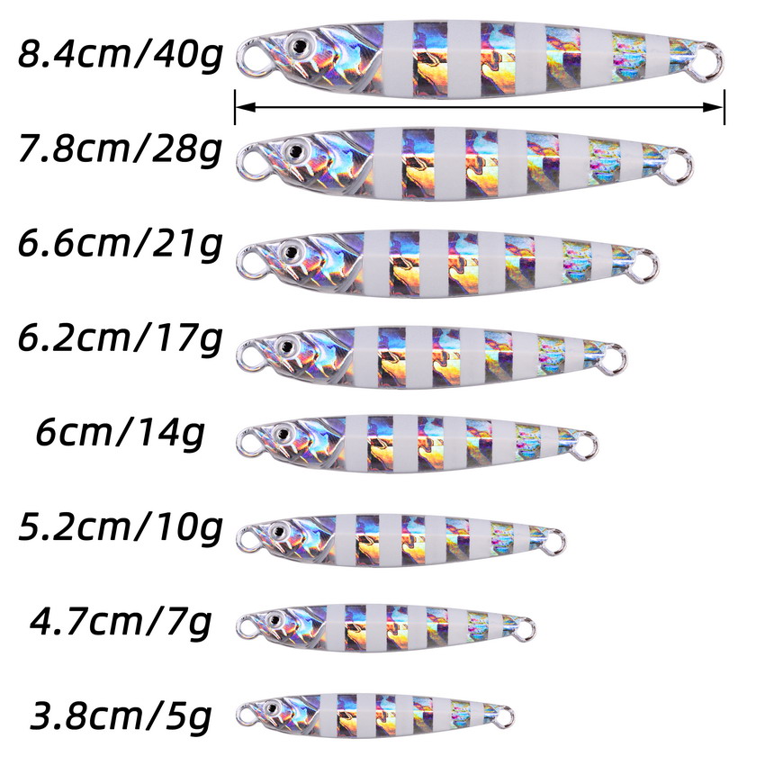 10 Chiếc Kim Loại Jig 7G 10G 1 - đánh giá và giá Fishing Equipment Parts