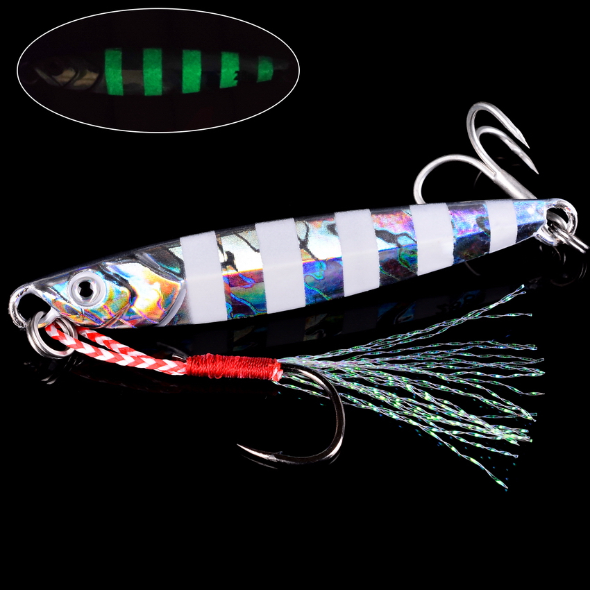 10 Chiếc Kim Loại Jig 7G 10G 1 - đánh giá và giá Fishing Equipment Parts
