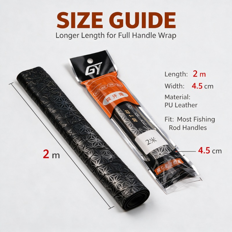 2m Fishing Rod Grip Wrap PU Le - đánh giá và giá Fishing Rod Wrap Tape
