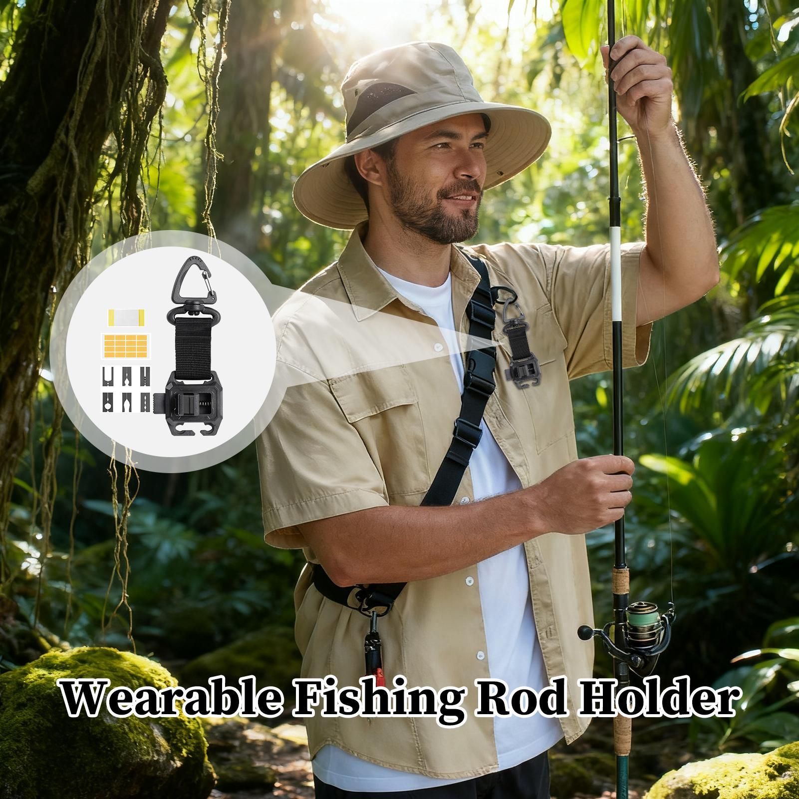 Wearable Fishing Rod Clips Hol - đánh giá và giá Fishing Equipment Parts