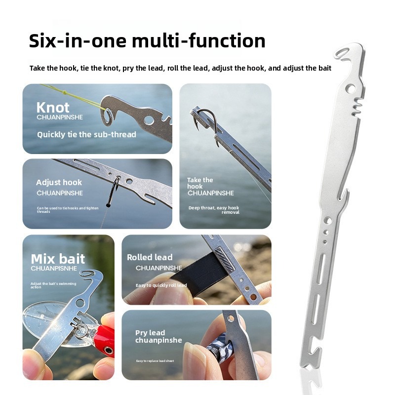 QAJTAO 4 pieces 6-in-1 stainle - đánh giá và giá Fishing Equipment Australia